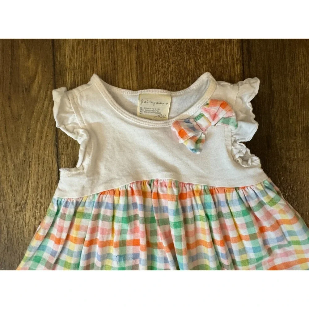First Impressions Baby Girl 3/6 Months Dresses Outfits‎ Clothes Lot Spring Smile